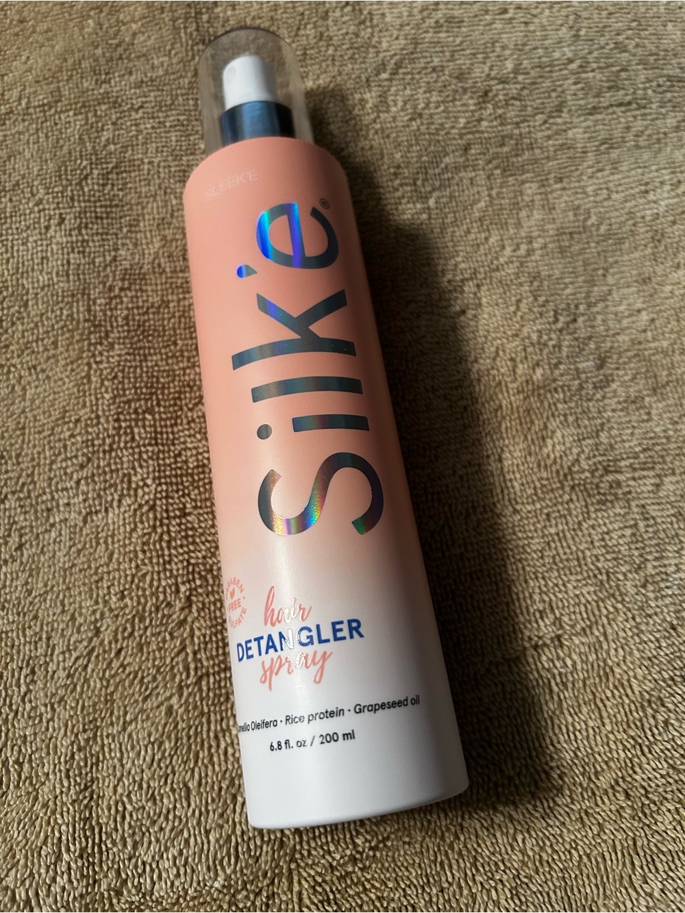 Silk’e hair detangle spray.